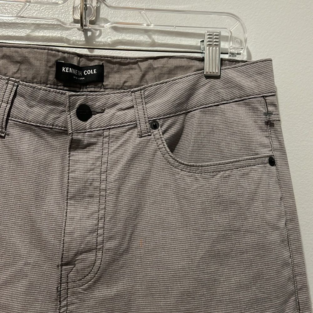 Kenneth Cole New York 32 x 30 stretch slim fit dress lightweight pants gray - Picture 5 of 14
